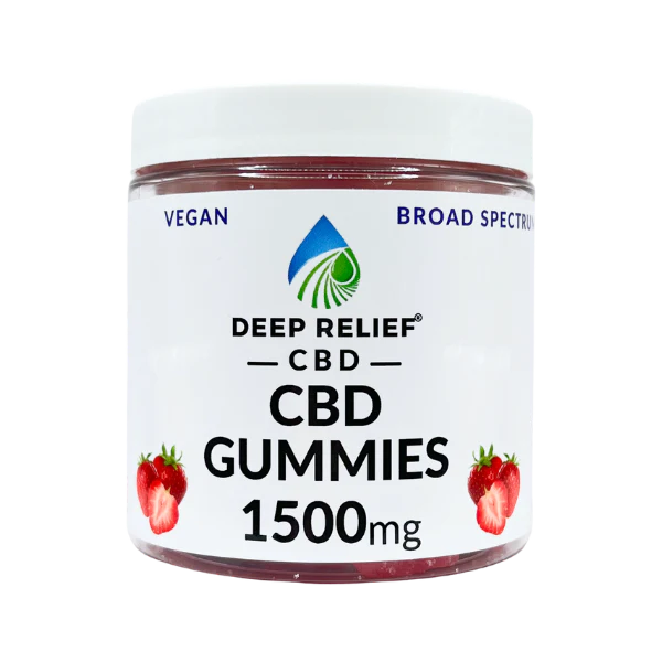 Strawberry Vegan Gummies 1500mg - CBD/CBG/CBN | Cali Botanicals