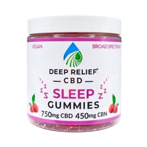 CBD Sleep Gummies - Red Raspberry and Blueberry